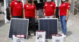 Elektrikten yoksun kalan afetzedelere güneş paneli sistemi dağıtılıyor
