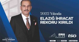 2022 Yılında Elazığ Tarihinin En Büyük İhracatı Gerçekleşti