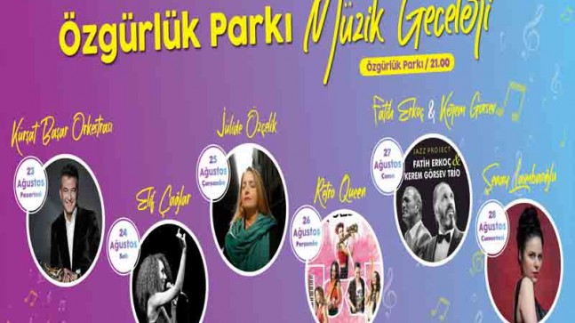 Çanakkale’de Müzik Geceleri Başlıyor…