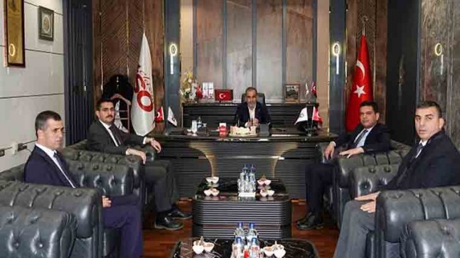 Kaymakamlardan Başkan Alana Ziyaret