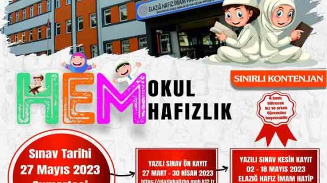 Kayıtlar 30 Nisan’a Kadar