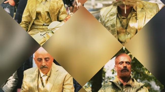 Tunceli Belediyesinden Canlı Heykel Performansı
