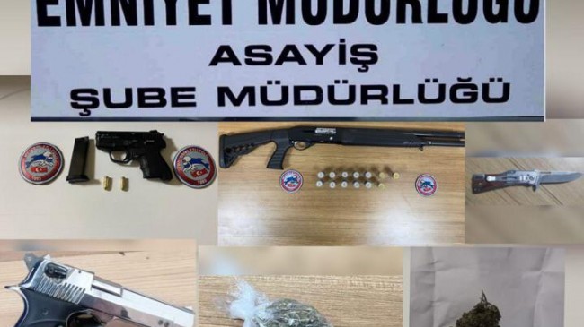 Elazığ’da Aranan 12 Şahıs ve Bir Zanlı Yakalandı