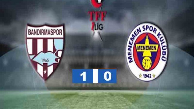Royal Hastanesi Bandırmaspor – Menemenspor: 1-0