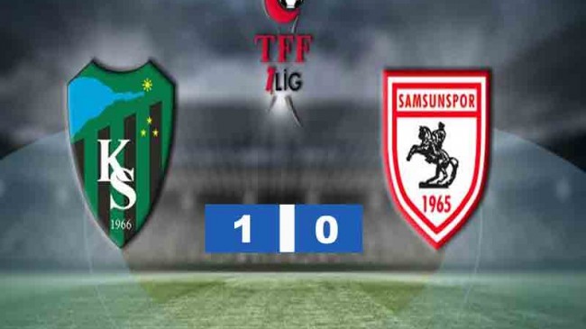 Kocaelispor – Yılport Samsunspor: 1-0