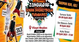 Zonguldak’ta 3×3 Sokak Basketbolu Turnuvası heyecanı başlıyor