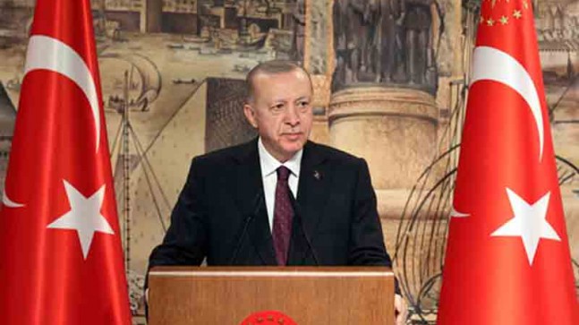Erdoğan: “Yatırım, istihdam, üretim, ihracat ve cari fazla yoluyla ülkeyi büyütme temelli bir ekonomi politikasına yöneldik”