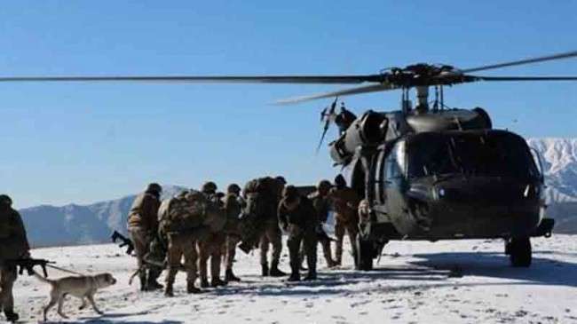 Eren Kış-11 Şehit Jandarma Üsteğmen İsmail Moray Operasyonu Başlatıldı