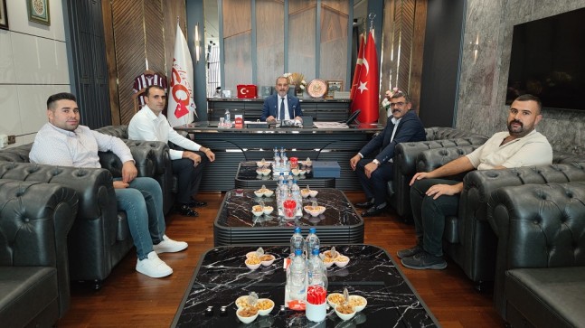 Mustafa Bahçeci, Başkan Alan İle Bir Araya Geldi