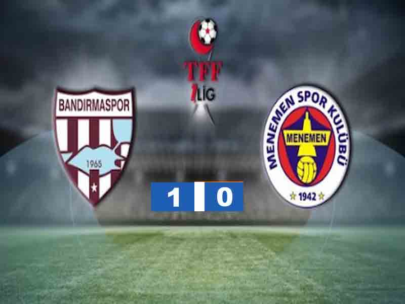 Royal Hastanesi Bandırmaspor – Menemenspor: 1-0
