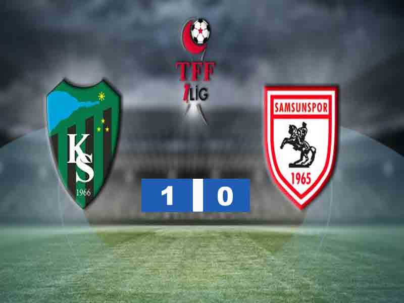 Kocaelispor – Yılport Samsunspor: 1-0