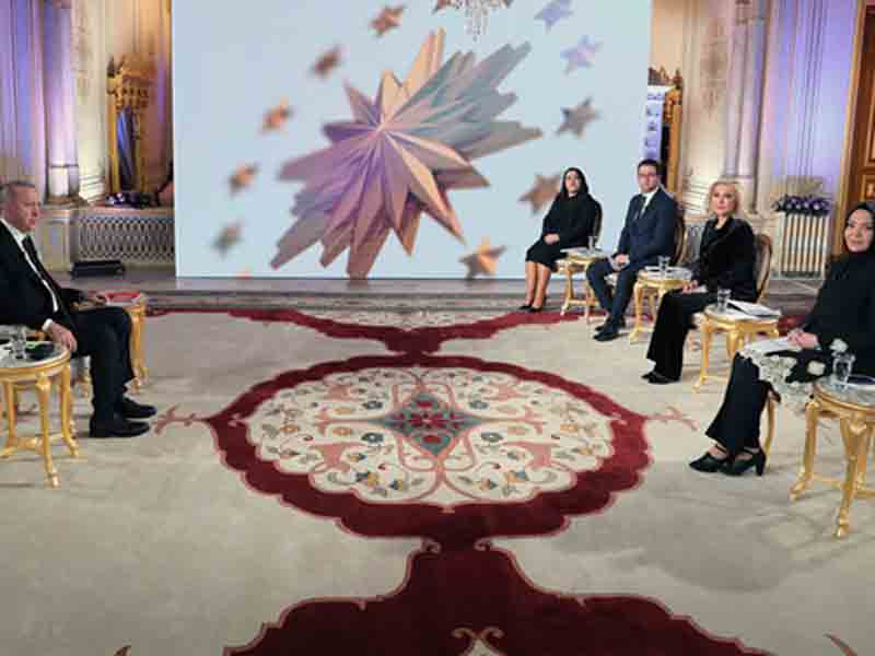Cumhurbaşkanı Erdoğan, A Haber, ATV, A Para, A News ortak yayınına katıldı